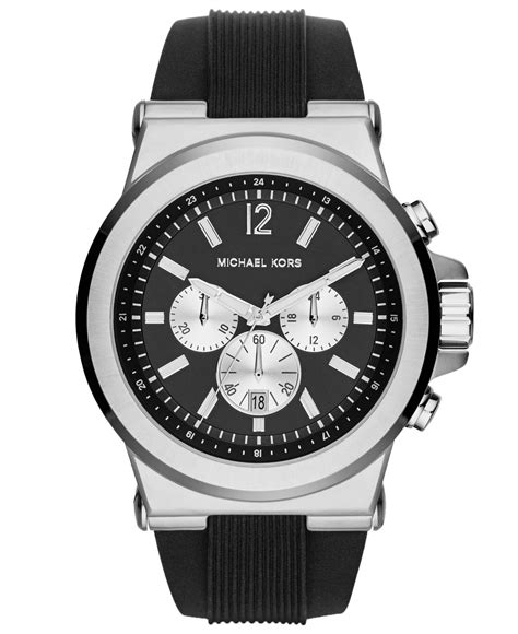 Michael Kors Men's Chronograph Dylan Black Watch 